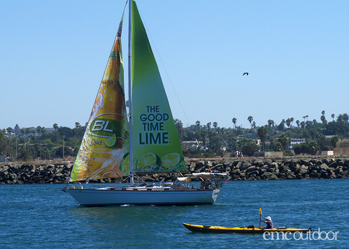 sail boat advertising