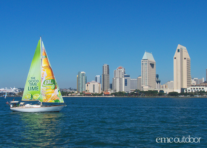 sail boat advertising