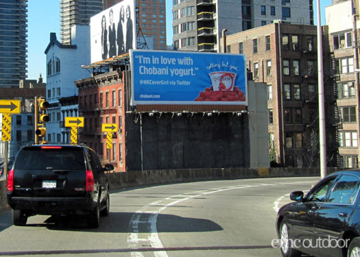 Using billboard advertising to Tweet about Greek yogurt. | Out-of-Home ...