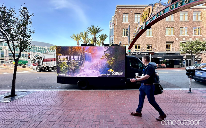 digital mobile billboard in San Diego 