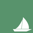 Branded Sailboat Advertising Icon