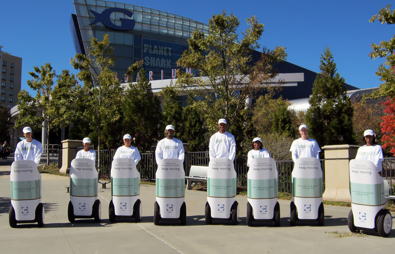 Image of Segway advertising used to reach convention attendees in Atlanta