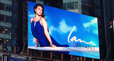 Digital Billboard Advertising for Lane Bryant