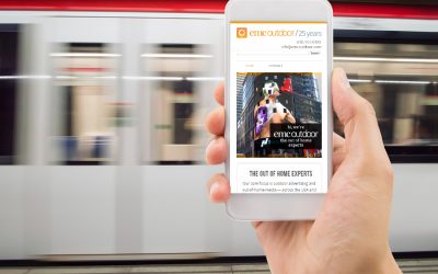 Study shows 74% of website traffic driven  by OOH campaign came from mobile!
