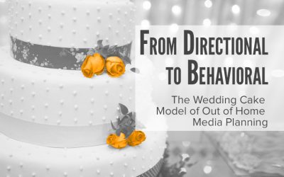 From Directional to Behavioral – The Wedding Cake Model of Out of Home Media Planning
