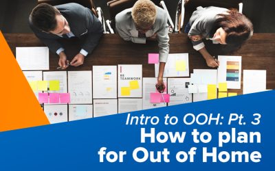 Intro to OOH: Pt 3 – How to plan your Out of Home Media