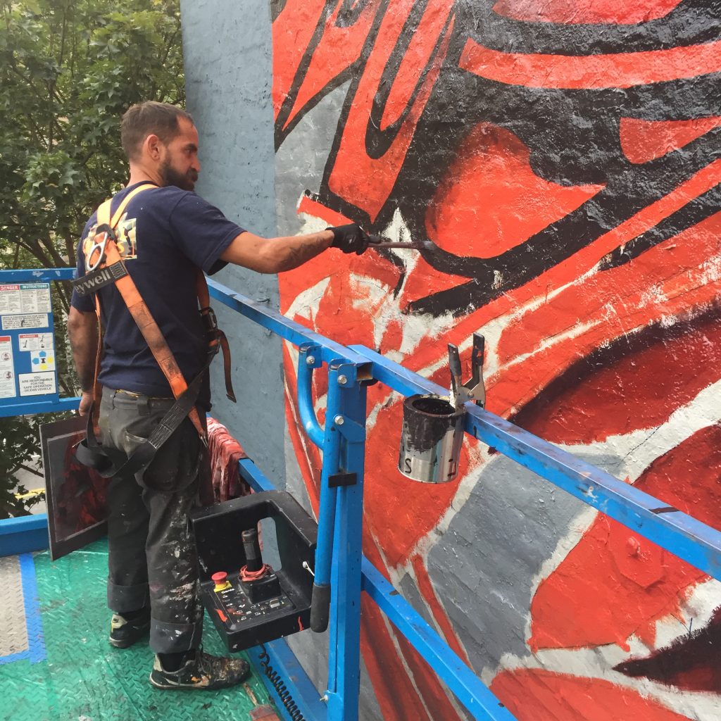 Intrinsic Wine-Painted Wall-Progress4