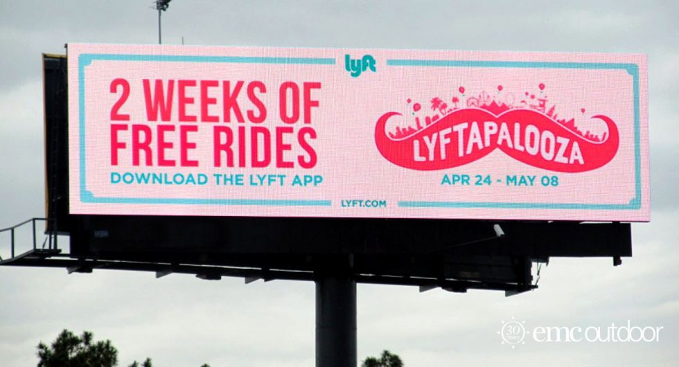 Legacy Campaign: LYFT – Brand Building with Digital Out of Home