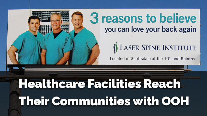 Billboard for a local health network