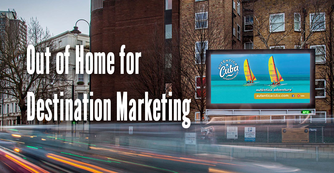 a digital billboard for destination marketing