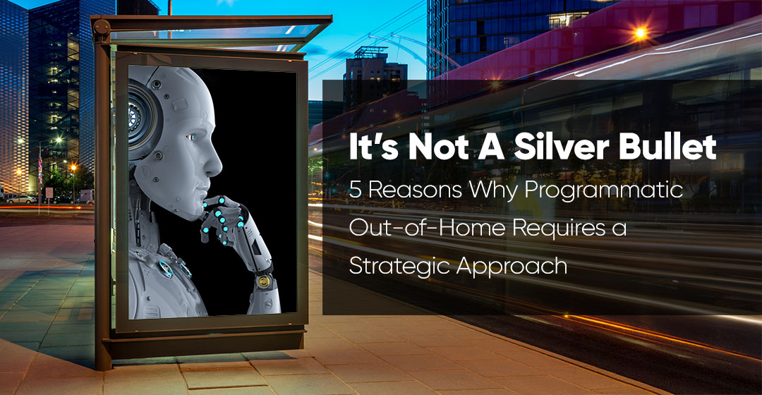 An image that shows the idea of programmatic out-of-home media