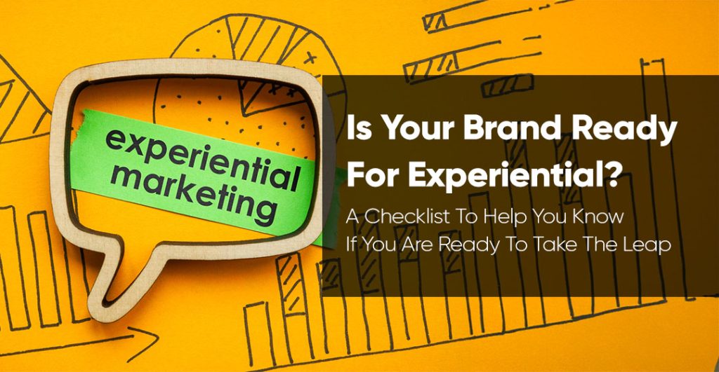 Title slide for an epxeriential marketing post