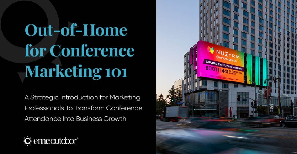image of a billboard for conference marketing