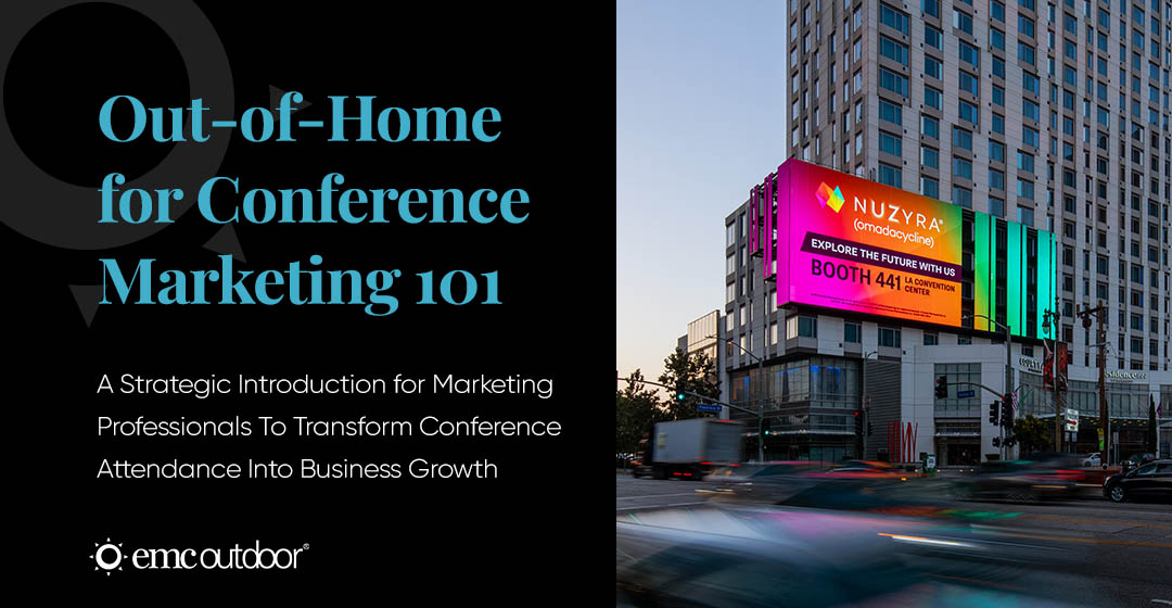 image of a billboard for conference marketing