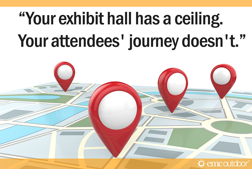 An image showing the concept of 3rd space marketing for conference sponsorship opportunities